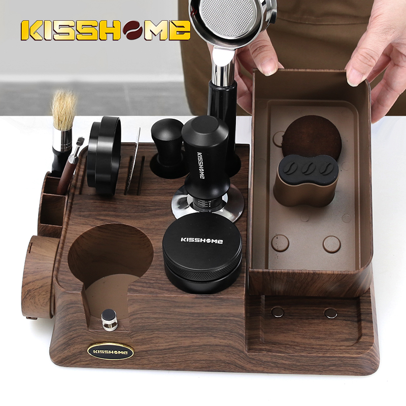 Coffee Equipment Tools - KISSHOME Espresso Tamper Station Knock Box