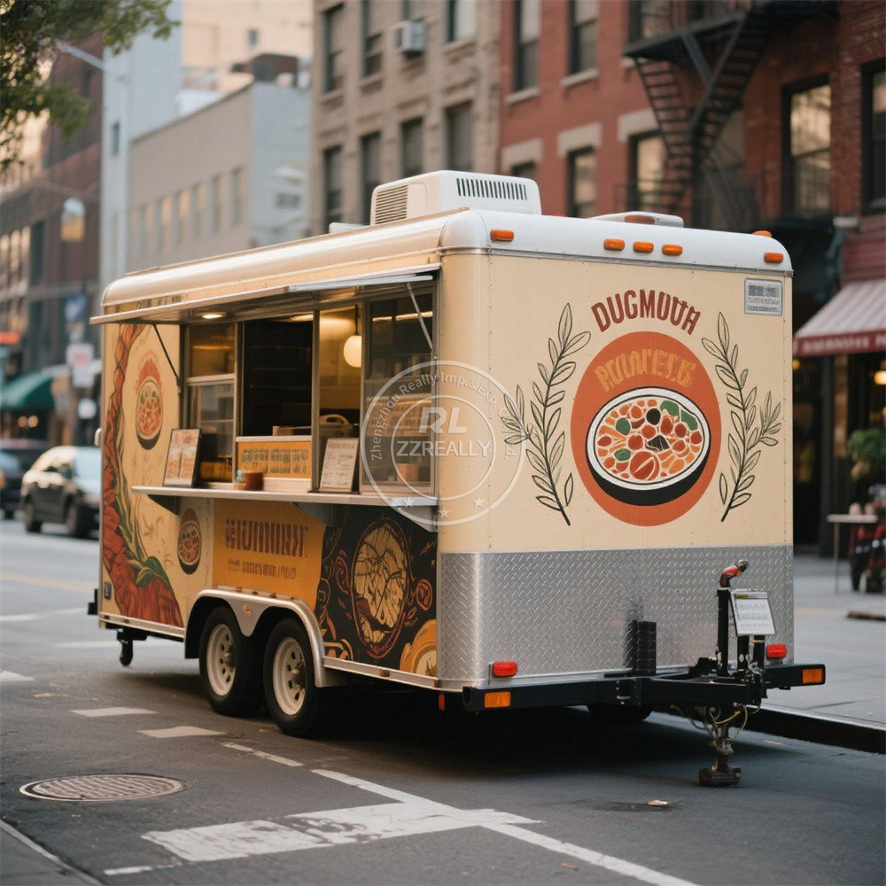 Coffee Equipment Europe - Multifunctional Europe Standard Food Trailer Coffee