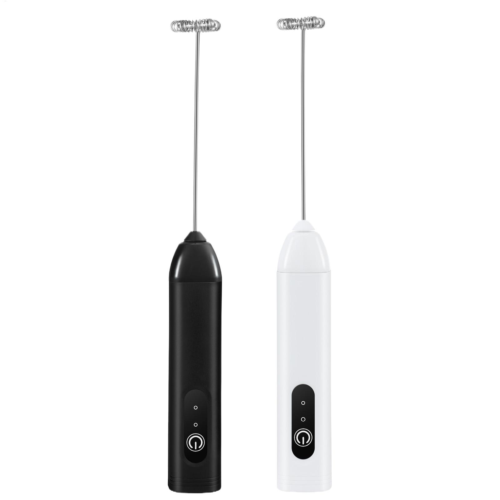 Coffee Equipment For Home - Handheld Milk Frother Wand Rechargeable Foam