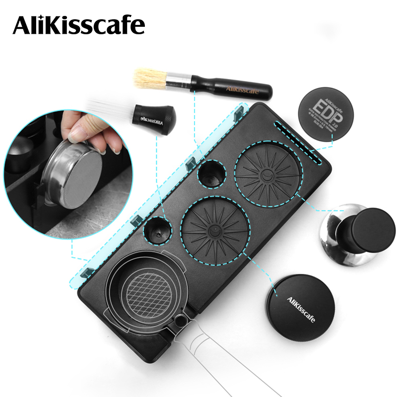 Coffee Equipment Tools - AliKisscafe Coffee Tamping Station Portafilter Holder