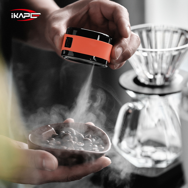 Bean Hopper Lid - IKAPE Coffee Bean Atomizer,20ml Anti-Static Automatic