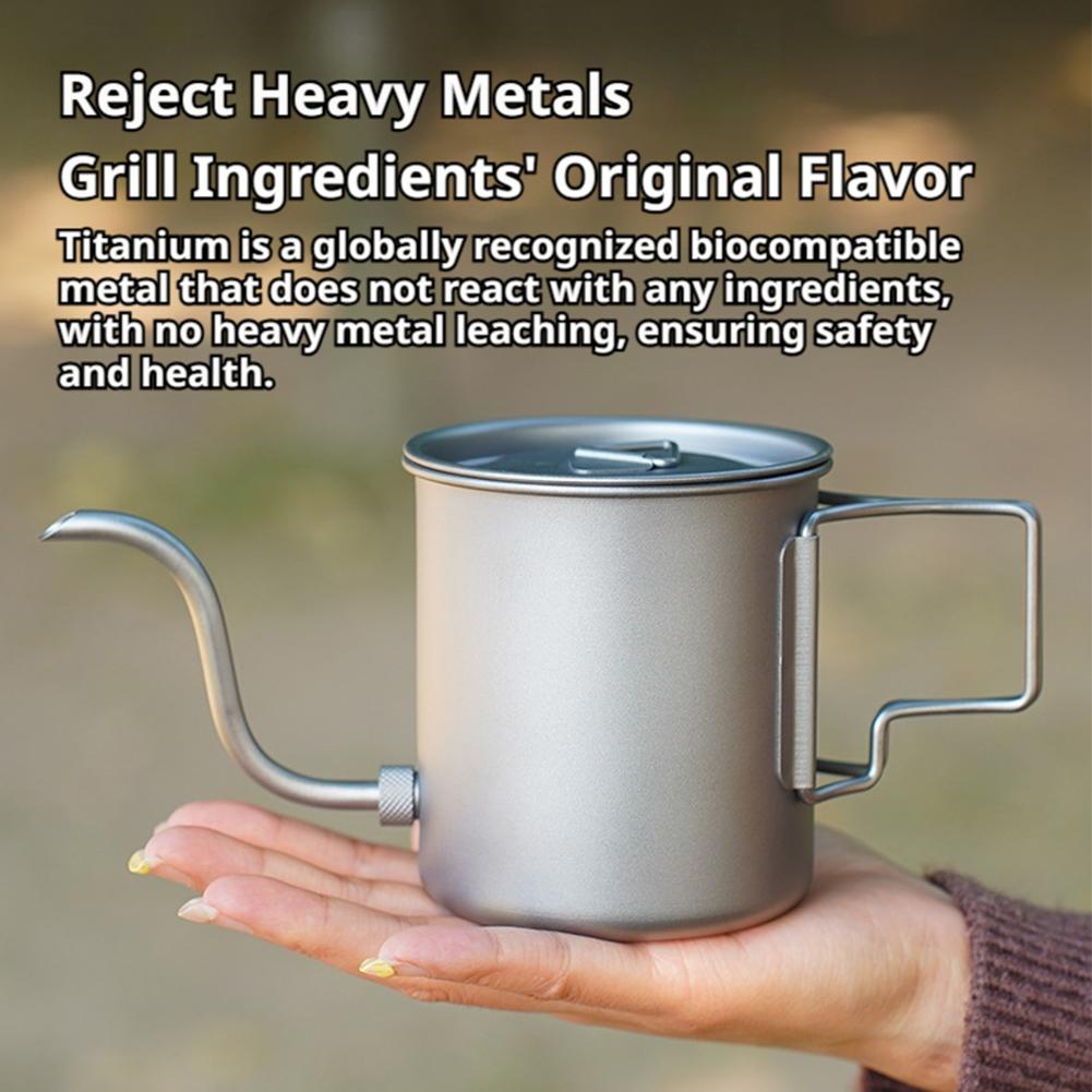 420ml Lightweight Titanium Cof - огляд і ціна Bean Hopper Lid
