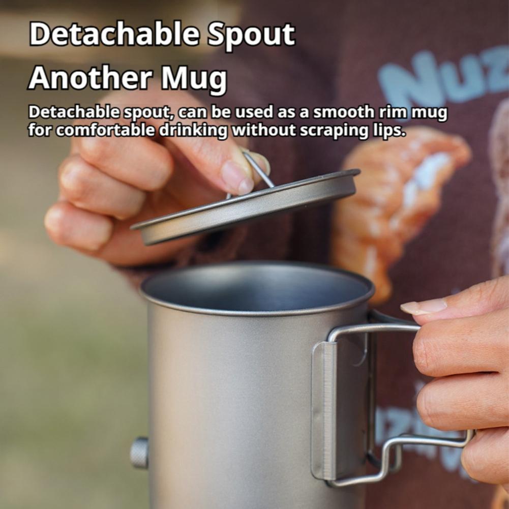 420ml Lightweight Titanium Cof - огляд і ціна Bean Hopper Lid
