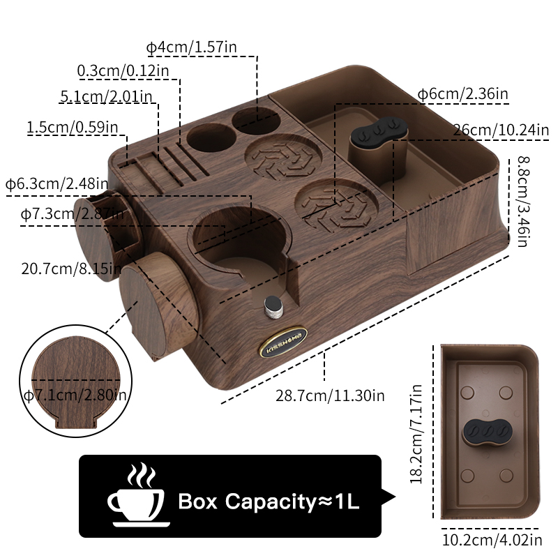 KISSHOME Espresso Tamper Stati - огляд і ціна Coffee Equipment Tools