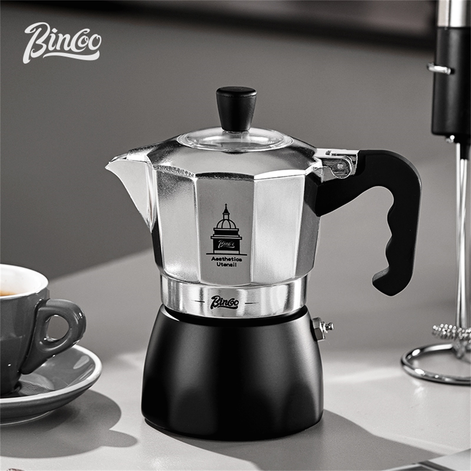 BINCOO Double Valve Moka Pot，E - огляд і ціна Coffee Equipment Tools