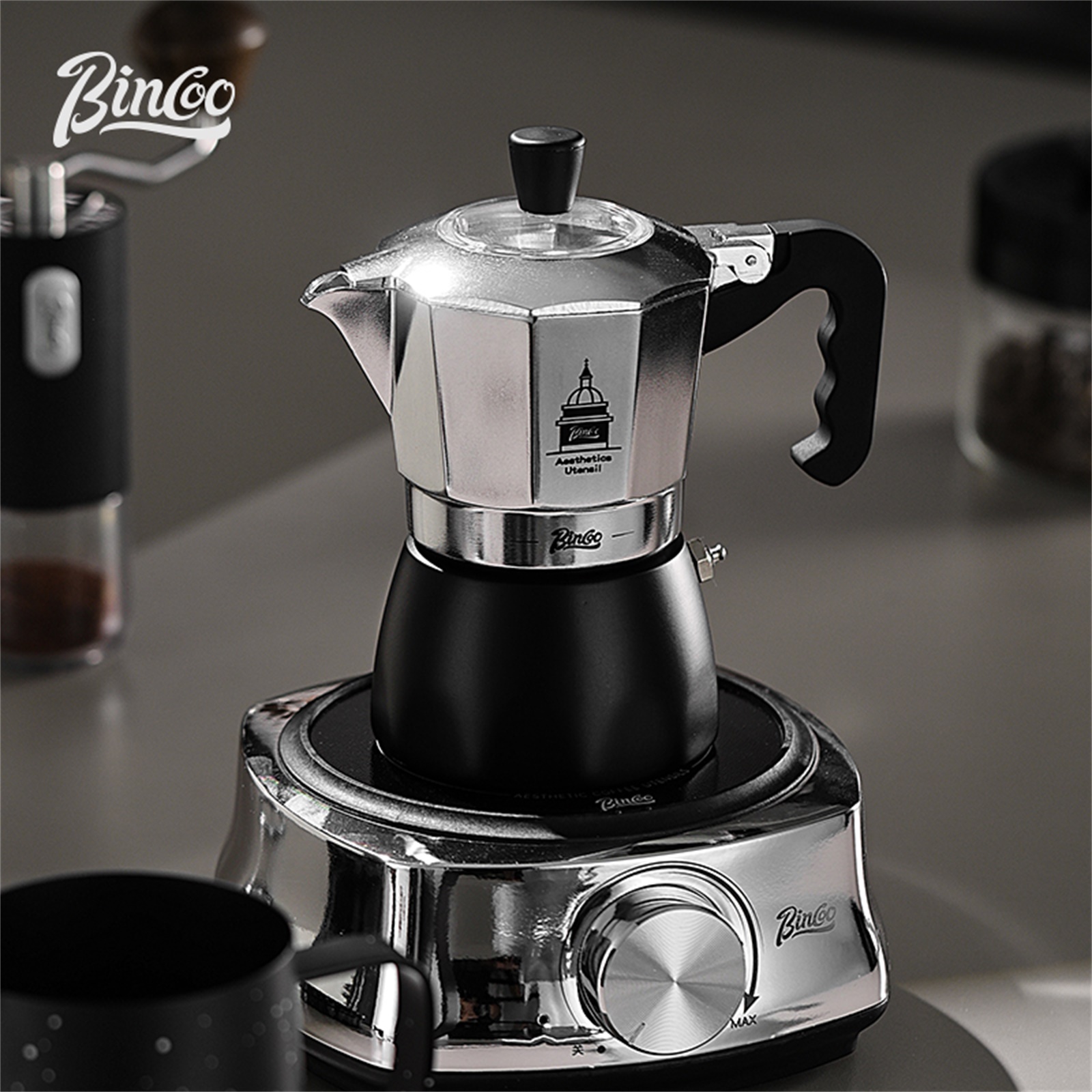 BINCOO Double Valve Moka Pot，E - огляд і ціна Coffee Equipment Tools
