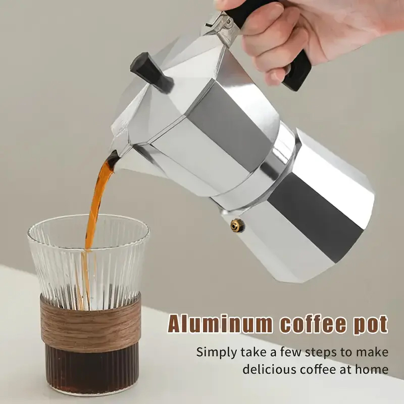 Classic Aluminum Moka Pot 50-3 - огляд і ціна Coffee Equipment For Home