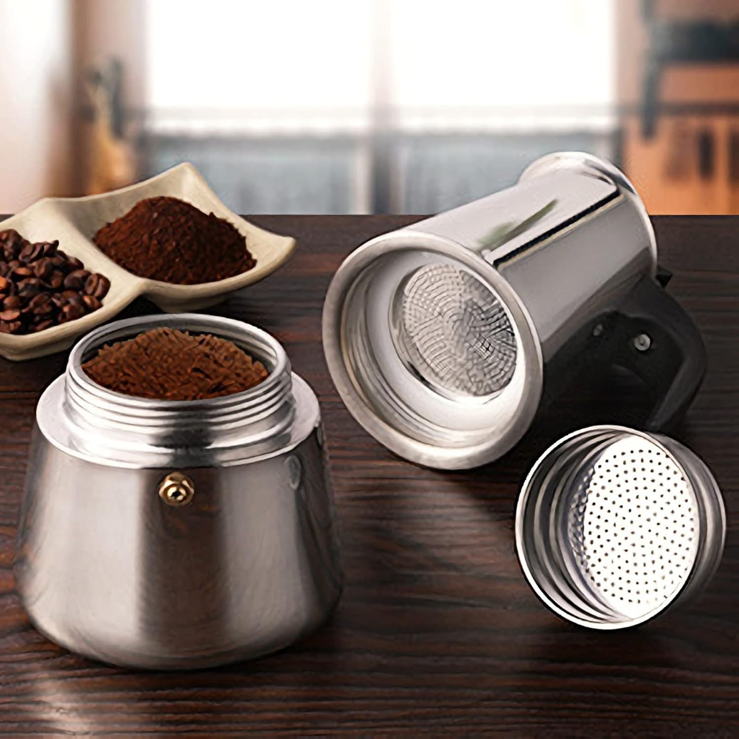 4/6/9 Cups Moka Pot Caffe Mach - огляд і ціна Coffee Equipment Tools