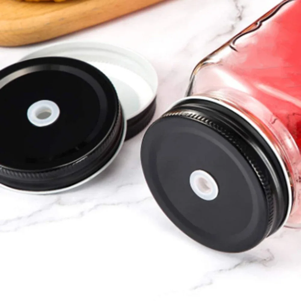 10Pcs 70mm Mason Jar Cap with  - огляд і ціна Bean Hopper Lid