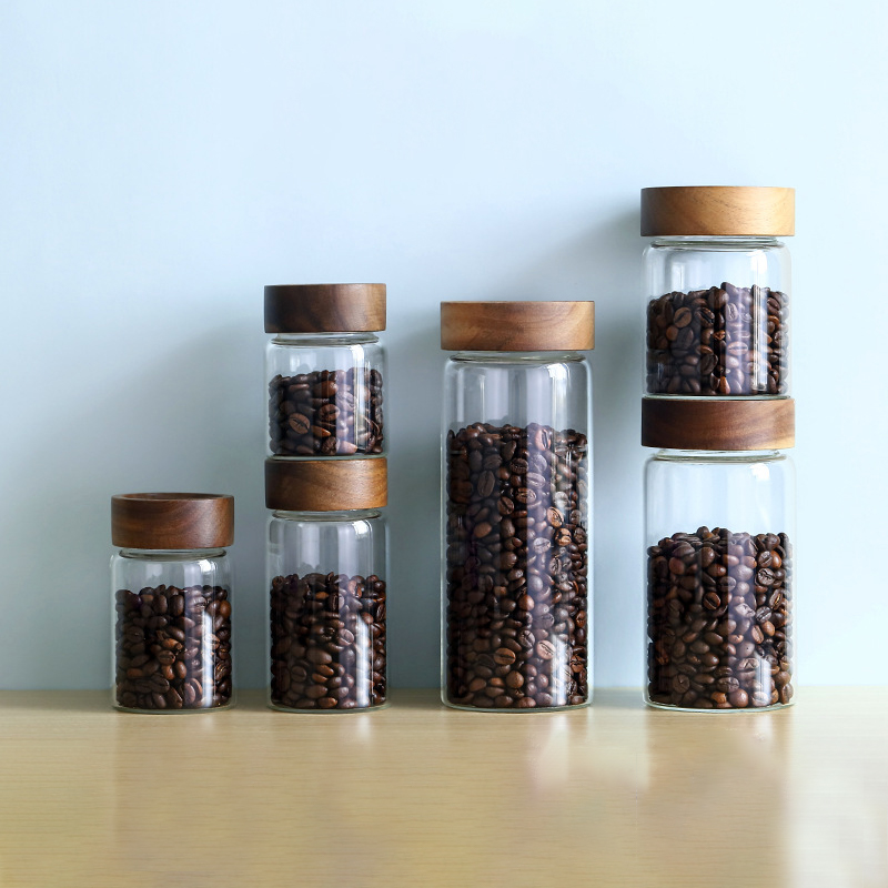 Glass Tube Coffee Beans Storag - огляд і ціна Coffee Equipment Tools