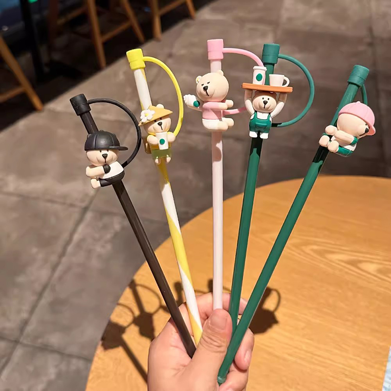 Cute Silicone Straw Cover For  - огляд і ціна Bean Hopper Lid