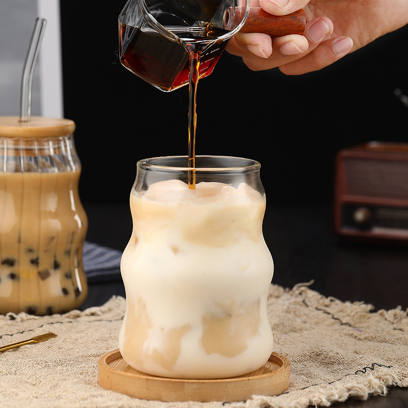 500ml Glass Tumbler with Straw - огляд і ціна Bean Hopper Lid