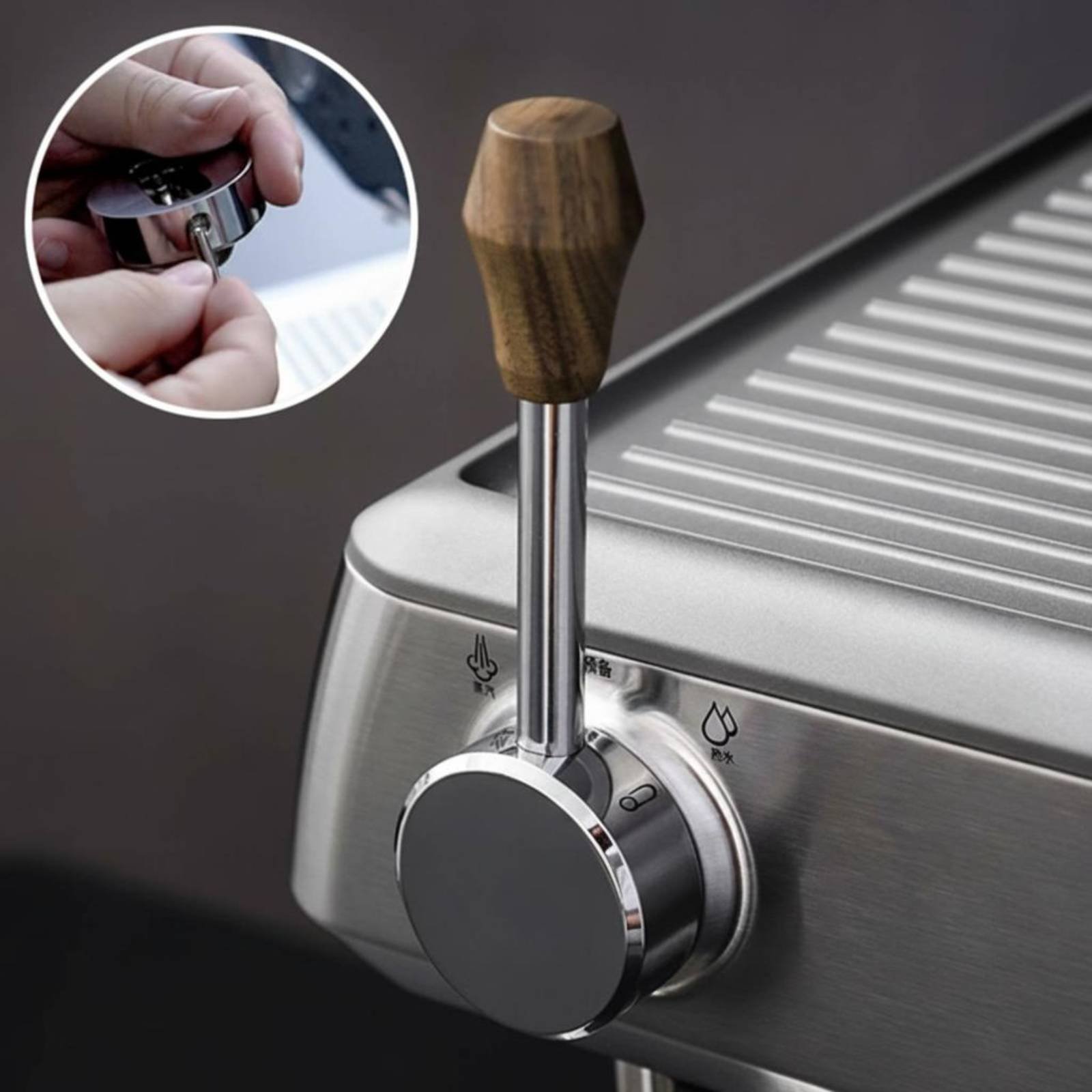 Wood Lid Knob Set Gift Box Woo - огляд і ціна Bean Hopper Lid