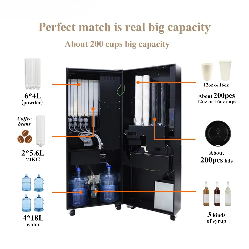 Coin Operated Commercial Coffe - огляд і ціна Coffee Equipment Dropshipping